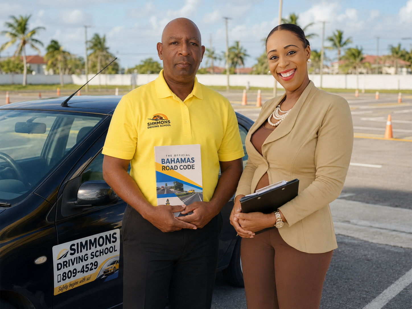 Simmons Teen Driver’s Ed students learning road safety