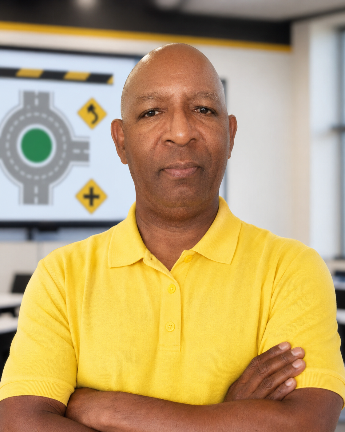 Mr. Dolphin, Simmons Driving School Theory Instructor