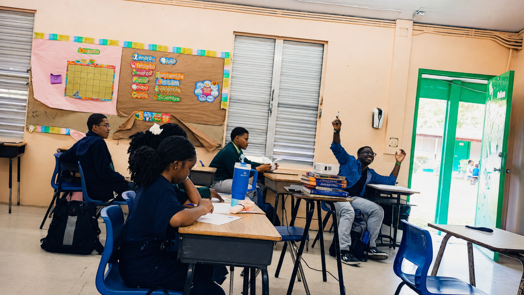 Interactive classroom instruction at Simmons Driving School