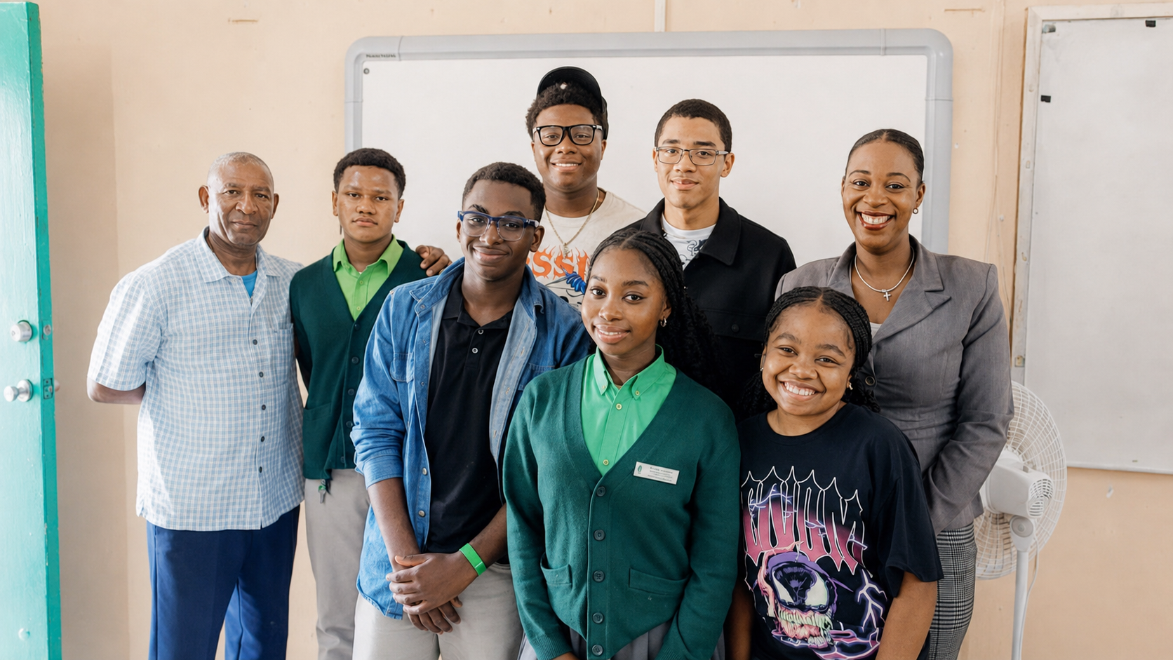 Simmons Driving School students and instructors at St. John's College